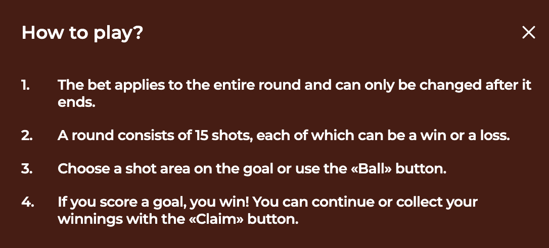 How to Play Interface